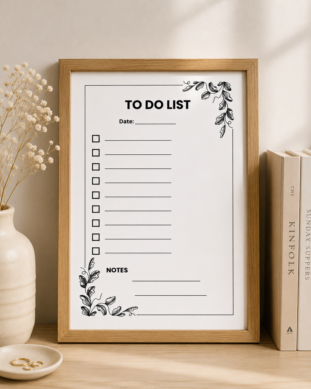 Minimal Daily To-Do List Printable